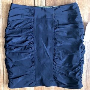 Leifsdottir Navy Ruched Skirt